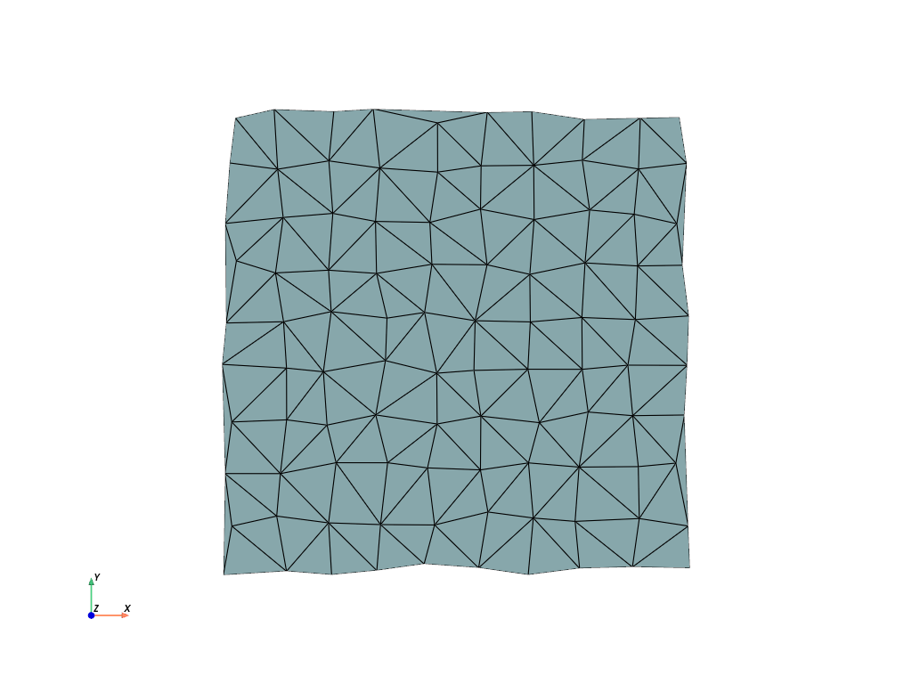 d create tri surface